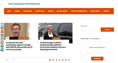 Desktop Screenshot of canadianprogressiveworld.com